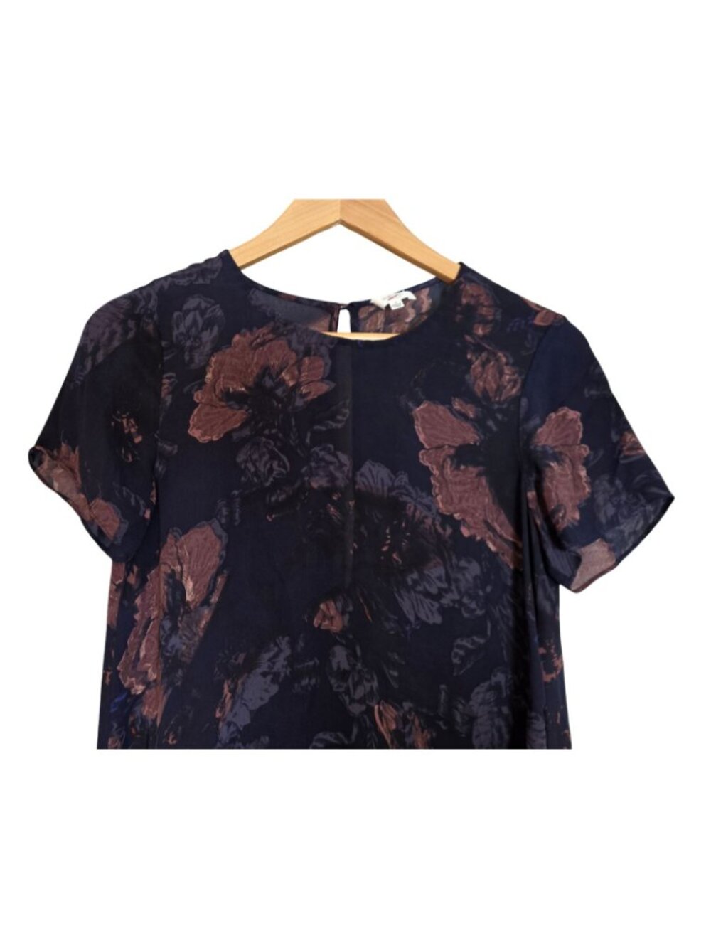 Women's - Wilfred Silk Floral Blouse, Size Small - Picture 2 of 6